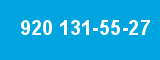 920 131-55-27 920 131-55-27